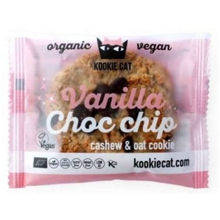 KOOKIECAT VAINILLA CHOCO CHIP 50GR KOOKIECAT