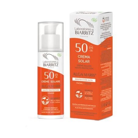CREMA SOLAR FACIAL SPF 50 ALGA BIARRITZ