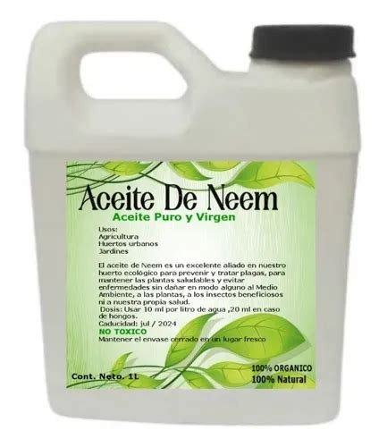 ACEITE DE NEEM VIRGEN BIO 1L