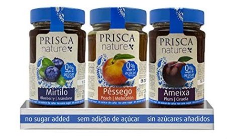 MERMELADA MELOCOTON SIN AZUCAR PRISCA 250 GR