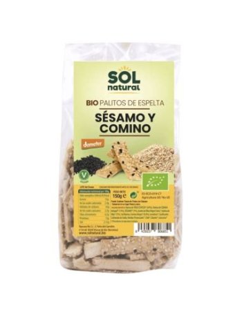 PALITOS SESAMO Y COMINO SOL NATURAL