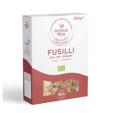 FUSILLI ARROZ Y QUINOA REAL SIN GLUTEN 250 GR QUINUA REAL