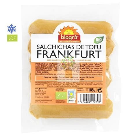 SALCHICHAS DE TOFU FRANKFURT BIOGRA