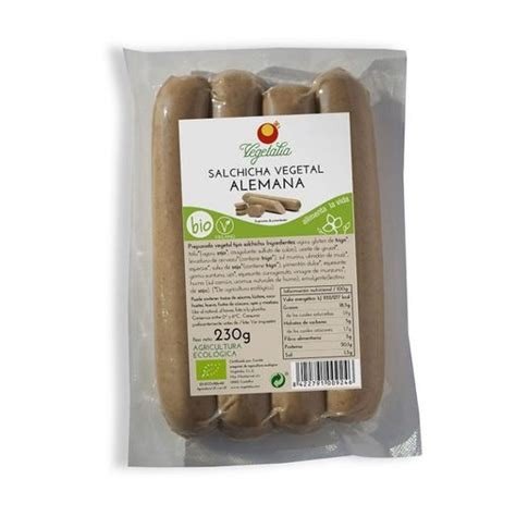 Vg-Salchicha vegetal alemana 230 grs BIO