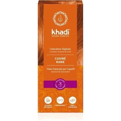 HENNA KHADI COBRE 100 GR POLVO