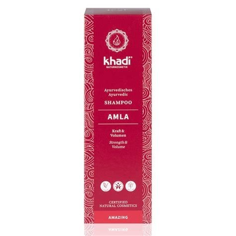 CHAMPU AYURVEDA AMLA VOLUMEN Y BRILLO 210 ML KHADI