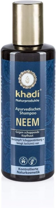 CHAMPU AYURVEDA ANTICASPA DE NEEM 210 ML KHADI