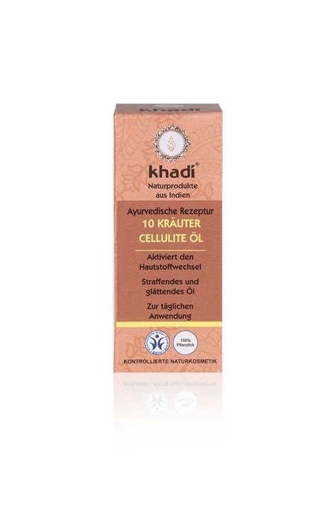 ACEITE CORPORAL ANTICELULITICO 10 HIERBAS 100 ML KHADI
