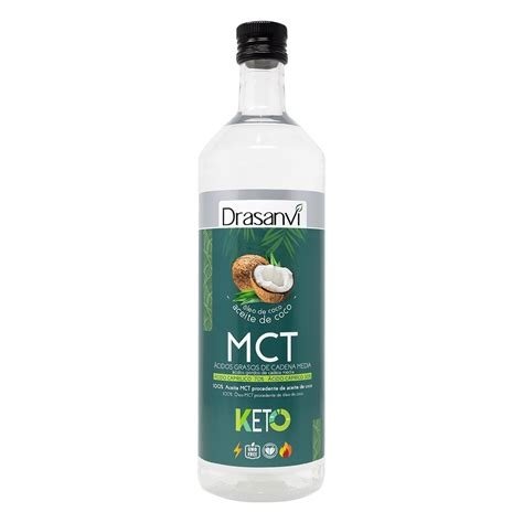 ACEITE MCT COCO 1000ML KETO DRASANVI