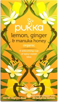 Pukka Limón, Jengibre y Manuka 20 filtros