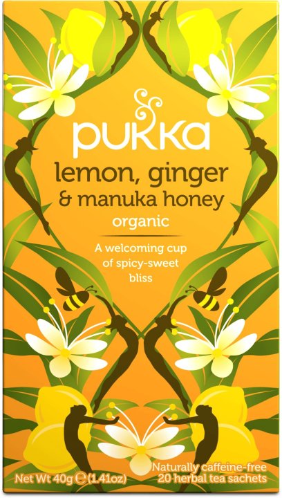Pukka Limón, Jengibre y Manuka 20 filtros