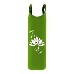 FUNDA FLASKA NEOPRENO FLOR DE LOTO 0,75 L