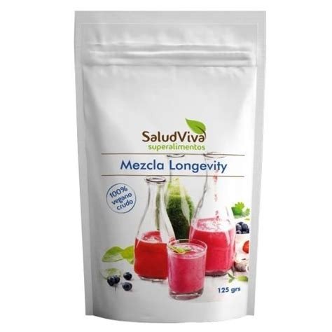 MEZCLA LONGEVITY 125GR. SALUD VIVA