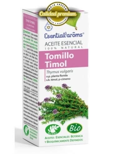 ACEITE ESENCIAL TOMILLO TIMOL ESSENTIAL AROMS 10 ML