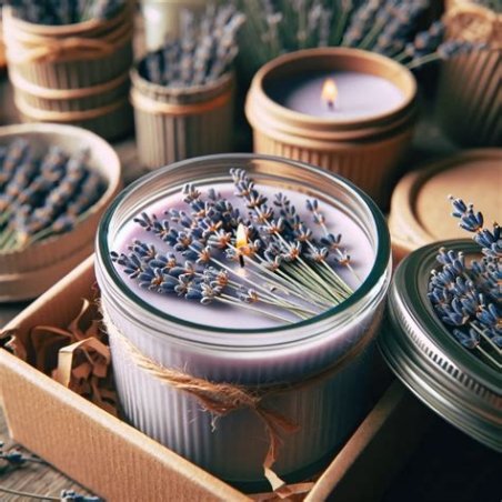VELA ARTESANAL LAVANDA PROVENZAL