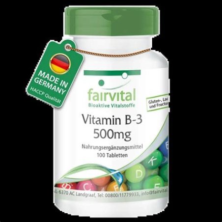 VITAMIN B3 FAIRVITAL 100 CAPSULAS