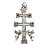 COLGANTE CRUZ DE CARAVACA METAL