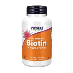 BIOTINA 10 MG NOW 120 CAPSULAS
