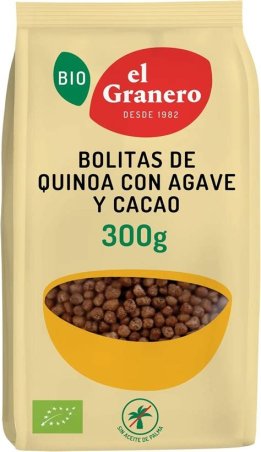 BOLITAS DE QUINOA CON AGAVE Y CACAO