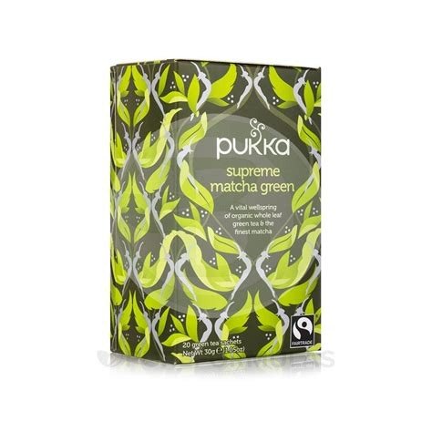 TE MATCHA 20 FILTROS PUKKA