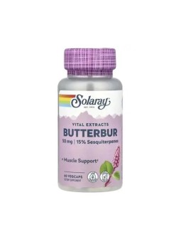BUTTERBUR ROOT  RAIZ DE PETASIA 60 CAPSULAS SOLARAY