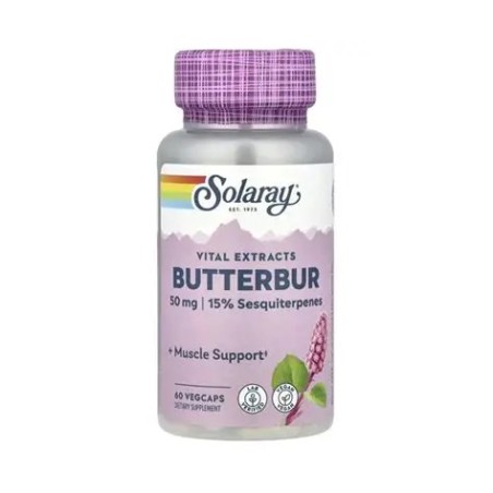 BUTTERBUR ROOT  RAIZ DE PETASIA 60 CAPSULAS SOLARAY
