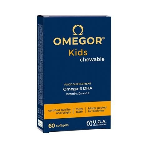 OMEGOR KIDS  60CAPS MASTICABLES