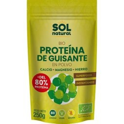 PROTEINA DE GUISANTE BIO 250 G SOL NATURAL