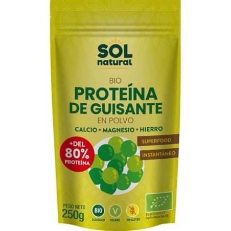 PROTEINA DE GUISANTE BIO 250 G SOL NATURAL