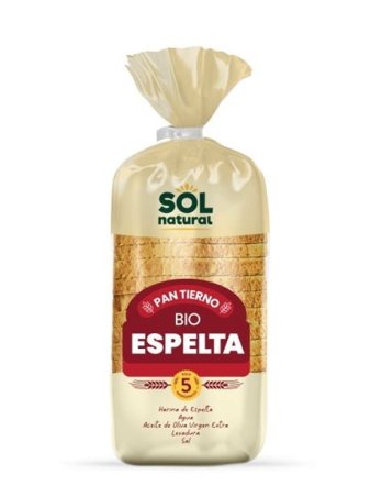 PAN MOLDE TIERNO DE ESPELTA 400 GR SOL NATURAL