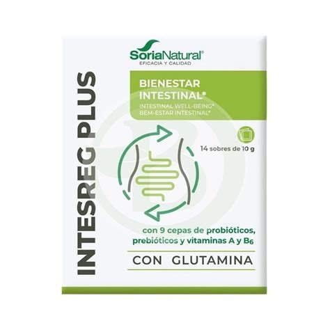 INTESREG PLUS 14 SOBRES SORIA NATURAL