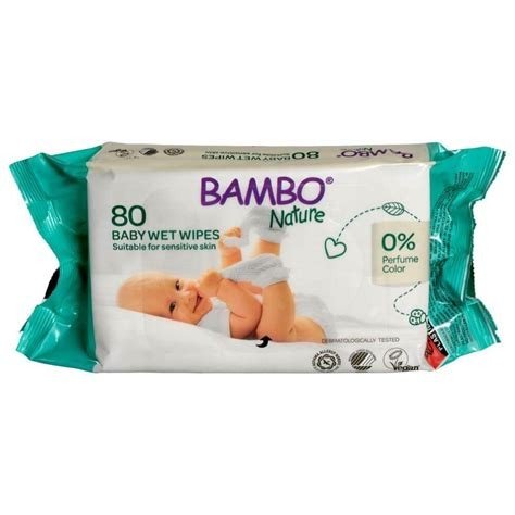 TOALLITAS HUMEDAS BEBE 80 UNIDADES BAMBO NATURE