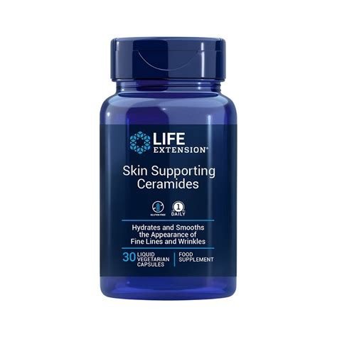 SKIN SUPPORTING CERAMIDES LIFE EXTENSION 30 CAPSULAS