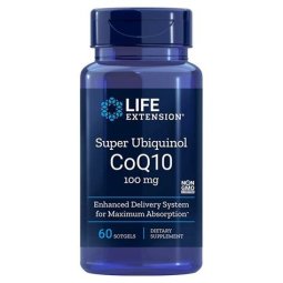 SUPER UBIQUINOL COQ10 100 MG 60 CAPSULAS LIFE EXTENSION
