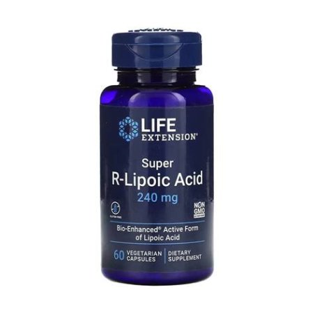 SUPER ACIDO R-LIPOICO 240 MG LIFE EXTENSION 60 CAPSULAS