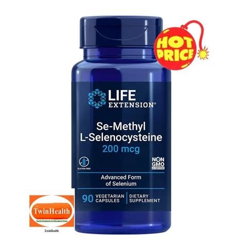 L-SELENIOCISTEINA LIFE EXTENSION 200 MCG 90 CAPSULAS