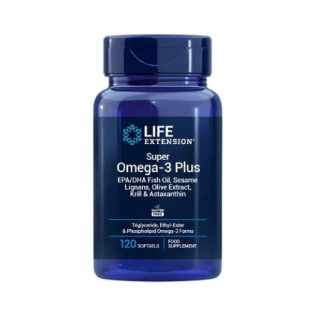 SUPER OMEGA 3 PLUS 120 PERLAS LIFE EXTENSION