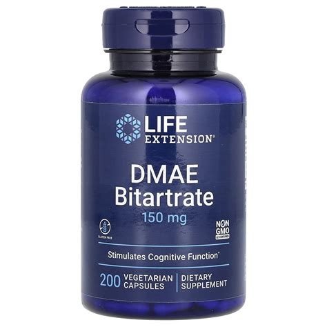 DMAE 150 MG LIFE EXTENSION 200 CAPSULAS