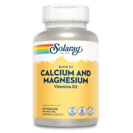 CALCIO MAGNESIO 90 CAPSULAS SOLARAY