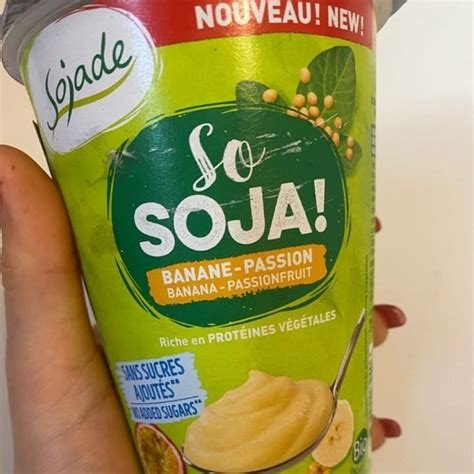 SOJADE YOGURT PLATANO Y FRUTA PASION 400G