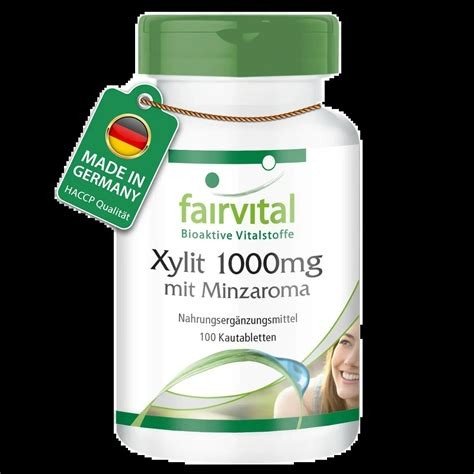 XILITOL 1000 MG CON AROMA A MENTA 100 COMPR