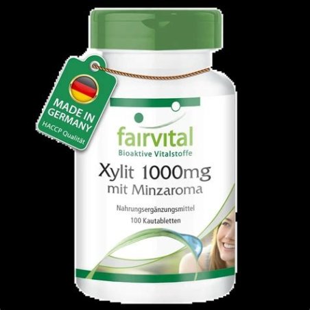 XILITOL 1000 MG CON AROMA A MENTA 100 COMPR