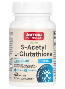 S-ACETYL L-GLUTATHIONE JARROW 60 TABLETAS