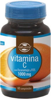 VITAMINA C CON ESCARAMUJO. 1000MG. 60 COMP. NATURMIL