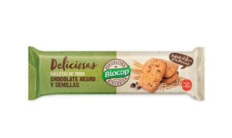 GALLETAS DELICIOSAS CHOCO NEGRO Y SEMILLAS