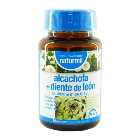 ALCACHOFA + DIENTE DE LEON 60 COMPRIMIDOS NATURMIL