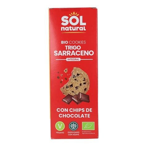 GALLETAS TRIGO SARRACENO Y CHOCOLATE SOL NATURAL