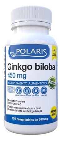 GINKGO BILOBA 450 MG 150 COMPRIMIDOS POLARIS