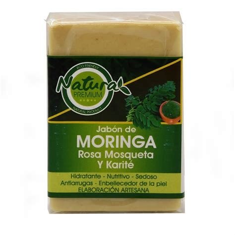 JABON MORINGA, ROSA MOSQUETA, KARITE STEVIA PREMIU