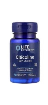 CITICOLINA CDP COLINA 250 MG 60 CAPSULAS LIFE EXTENSION